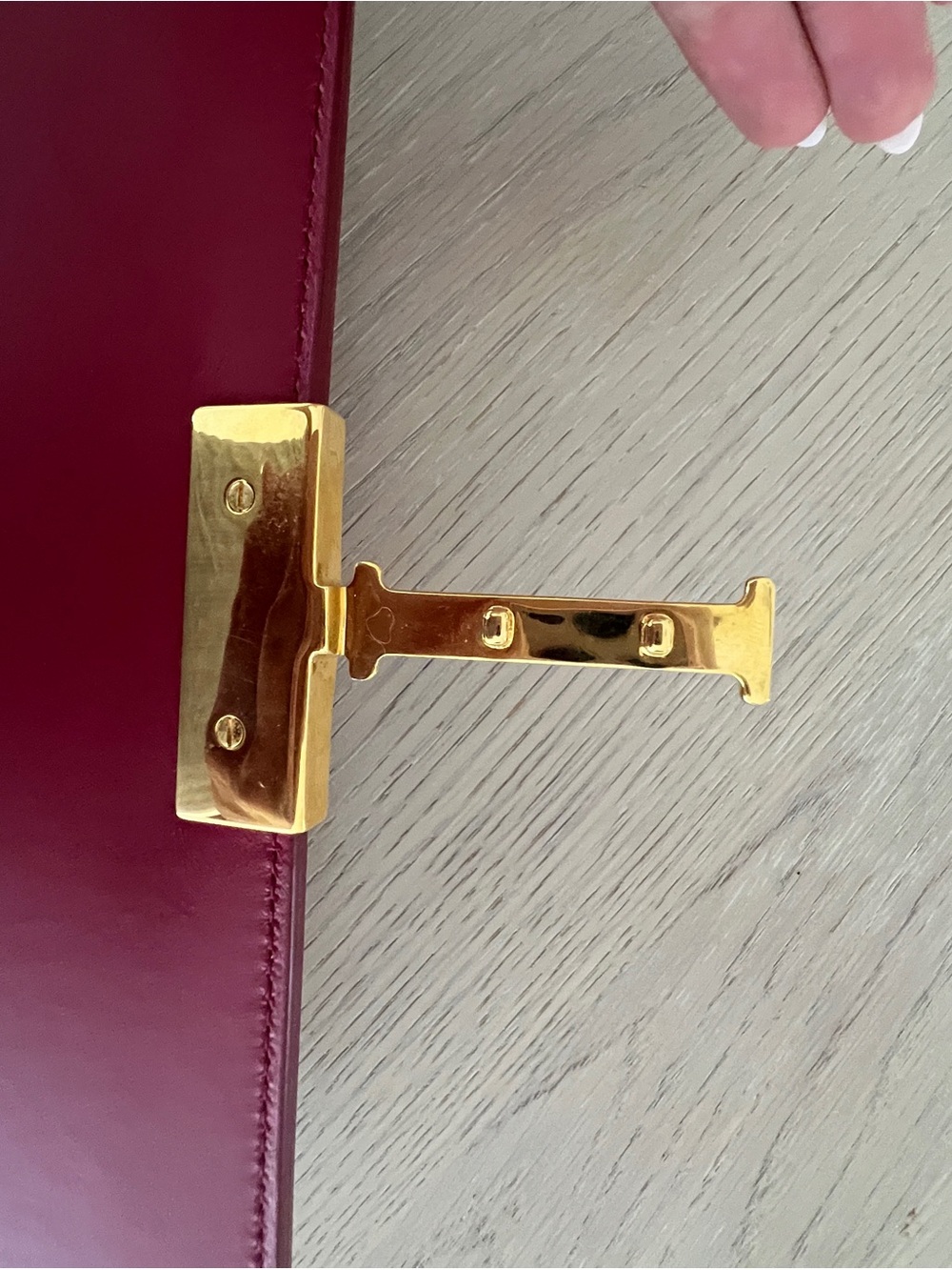 Christian Dior 30 Montaigne Box Bag Red Calfskin - Picture 5 of 9